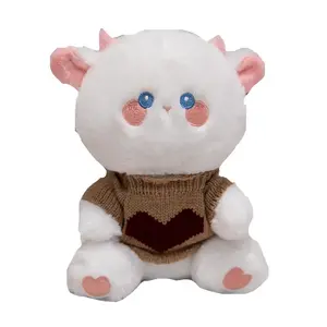 Плюшевая кукла Good Luck Lamb высотой 25см/35см Dolls and bears dance, коричневый