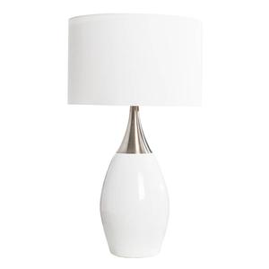 Настольная лампа Riess-Ambiente CARLA, серебристо-белый
