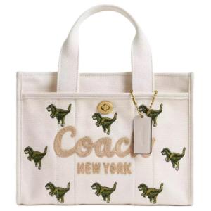 Сумка rexy canvas, сумка-шоппер, хозяйственная сумка, сумка через плечо, кроссбоди, женская сумка medium white COACH, Set (Bag+Dust Bag)