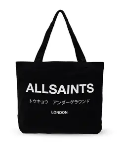 Сумка под землей в стиле шоппер Allsaints, черный