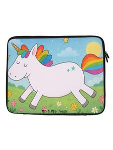 Mr. & Mrs. Panda Сумка для блокнота с изображением единорога, без слогана, белого цвета