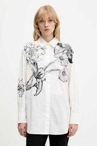 Хлопковая рубашка BYN LACROIX Desigual, белый