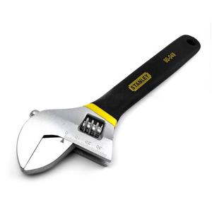 Stanley разводной ключ с пластиковой ручкой 10-дюймовый разводной гаечный ключ для ремонта автомобилей 95-048