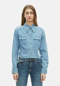 Блуза The Kooples Button-down blouse, Baby Blue/Blue