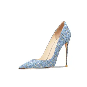 Suyymakk Туфли на высоком каблуке, женские, синие
