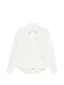 Хлопковая рубашка Victoria Beckham, зеленый