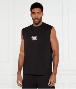 Майка Nalkiya regular fit Hugo Blue, черный