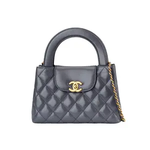 Сумка через плечо из коровьей кожи, кроссбоди, мини-женская сумка gray CHANEL