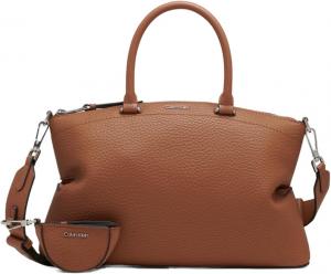 Сумка-сэтчел Calvin Klein Cypress 2 в 1 с застежкой-молнией, Caramel