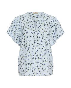 Блуза CULTURE Puglia, Night Blue/Sky Blue