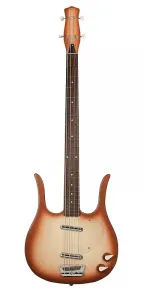 Бас-гитара Danelectro Longhorn медно-оранжевого цвета