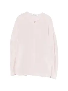 Блузка с ключевым вырезом Mxpmitico Max Mara, розовый