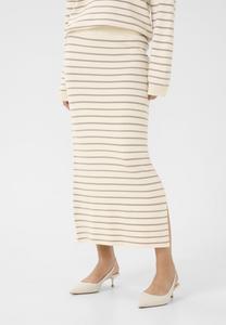 Юбка Culture EBBA ANNEMETTE TUBE , Whitecap Grey Stripe/Beige