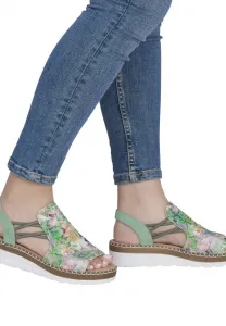 Сандалии на танкетке Rieker, Multi