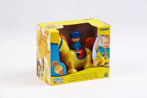 Tomy, Лошадь с ковбоем, развивающая игрушка.