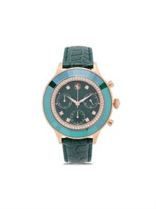Наручные часы Octea Chrono 37 мм Swarovski, зеленый