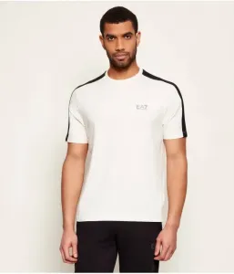 Футболка regular fit Ea7, экрю