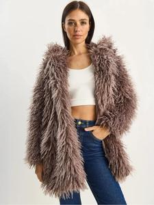 Bianco Lucci Зимнее пальто в цвете мокко