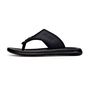 Тканые быстросохнущие шлепанцы мужские, чисто черные PT'SON, Black