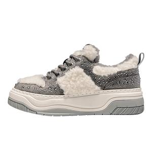 Низкие женские кроссовки для скейтбординга Moon Shadow Gray SHOESZOOO, Moon Shadow Gray