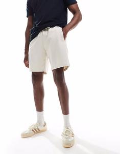 Шорты River Island с эффектом льна, облегающие, светло-каменного цвета