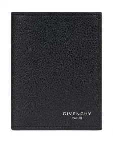 Кожаный кошелек с логотипом Givenchy, черный