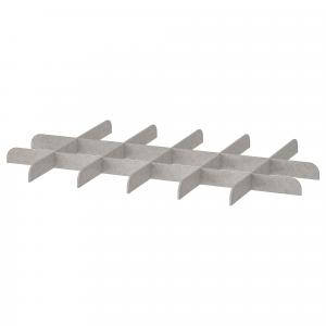 Вставка для выдвижного лотка KOMPLEMENT IKEA, 100x58 см, светло-серый