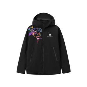 Ветровка All weather Mountain Versatile Outdoor Hiking Waterproof And Windproof Unisex CAMEL, phantom черный