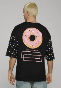 Футболка с принтом пончика и посыпкой 2Y Premium, Black