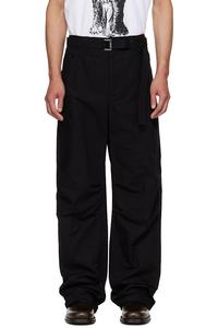 Рипстоп штаны карго Sacai, черный