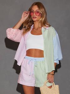 Блуза LA Angels, цвет rosa/hellblau/grün