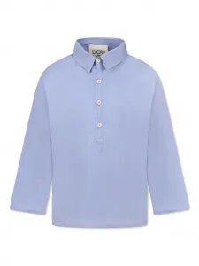 Рубашка с воротником на пуговицах Douuod Kids, синий