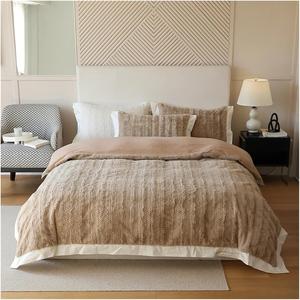 MAIYO Комплект постельного белья MaiyO Highend из искусственного меха и микрофибры