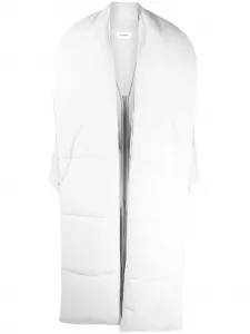 Длинный шерстяной пуховик Hed Mayner, серый