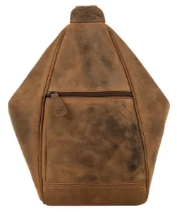 Городской рюкзак Bagan, натуральная кожа, коричневый