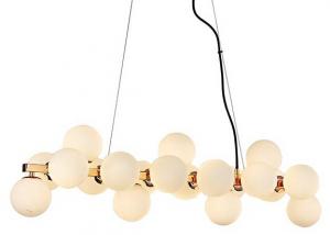 Подвесной светильник KOSILUM - Ambrosia, золото - металл - 24 х 120 х 95 см