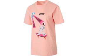 Футболка женская розовая Vans