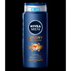 Мужской спортивный гель для душа 250мл, Nivea