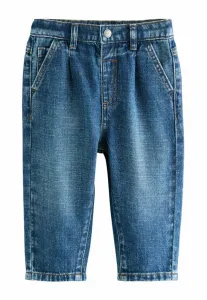 Джинсы со складками спереди, стандартного кроя, зауженного кроя. Next, Mid Blue Denim