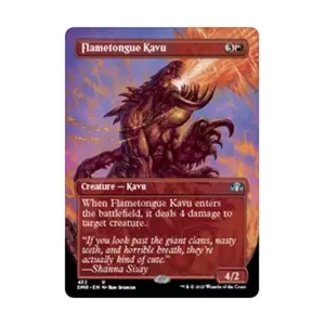 CCG Язык Пламени Каву (Без границ) (U), MTG - Dominaria Remastered