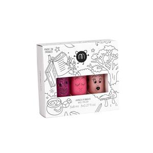 Детский набор лаков для ногтей Magic Forest 3 Nail Polishes Non-Toxic Nail Polish for Girls Manicure for Kids