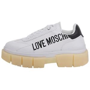 LOVE MOSCHINO Низкие повседневные туфли женские белые
