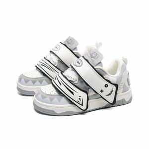 JIAFEIMAOJIAZU Сбалансированные легкие дышащие низкие скейтбордские кроссовки унисекс синий розовый непарные, цвет Blue Pink Mismatched