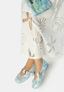 Балетки с ремешком на щиколотке Alma En Pena, Blue