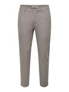 Only & Sons Брюки чинос 'ONSMARK' в крапинку, цвет Mottled Grey, Slim fit