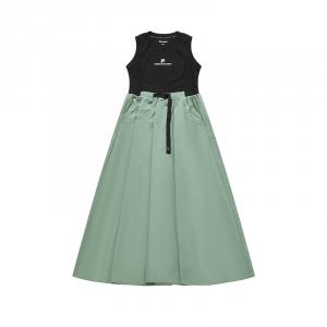 FILA FUSION Женское черное платье с короткими рукавами SS24