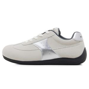 HUANQIU Мужские низкие повседневные кроссовки, устойчивые к истиранию, легкие и дышащие, Gray Silver