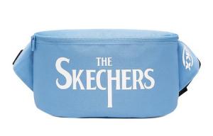 Слинг-сумка из ткани, через плечо, поясная унисекс синий Skechers