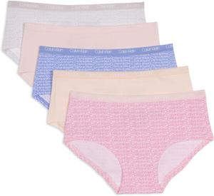 Комплект нижнего белья Calvin Klein Girls Hipster из пяти пар, Ck Light
