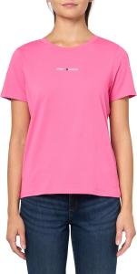 Женская футболка с микрологотипом Tommy Hilfiger, Sangria